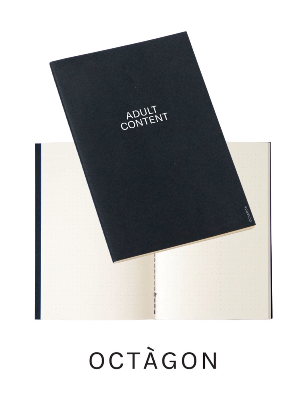 Octagon Design “Adult Content” Notebook